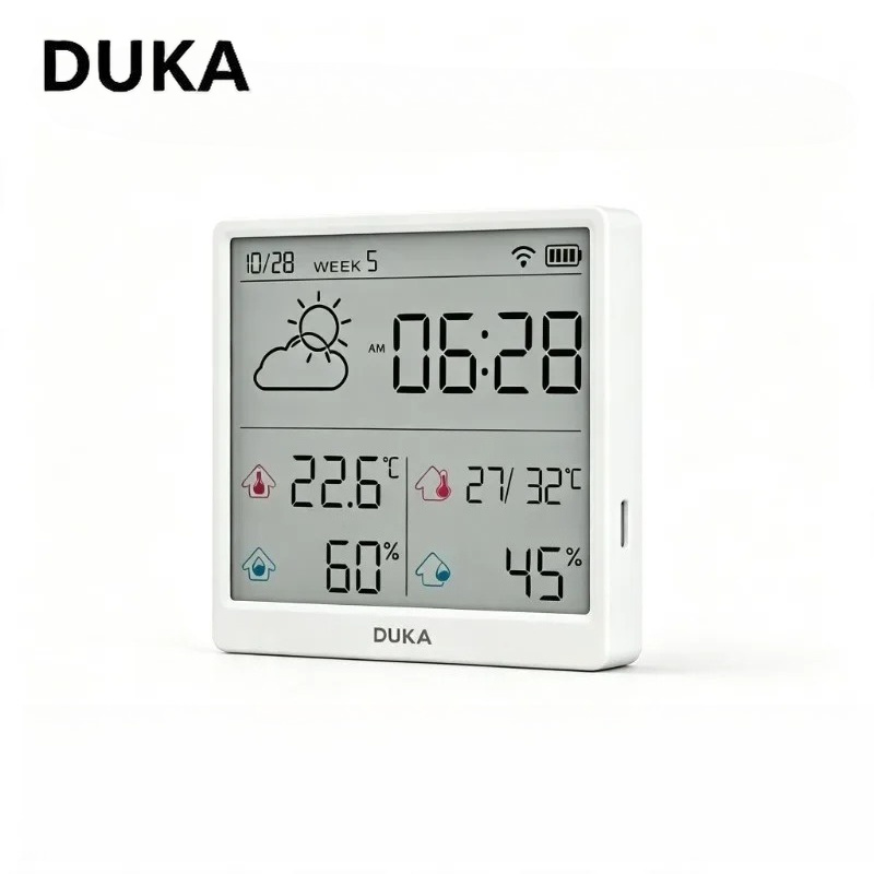 Weather Station Indoor - DUKA ATuMan Sensore Intelligente di Temperatura