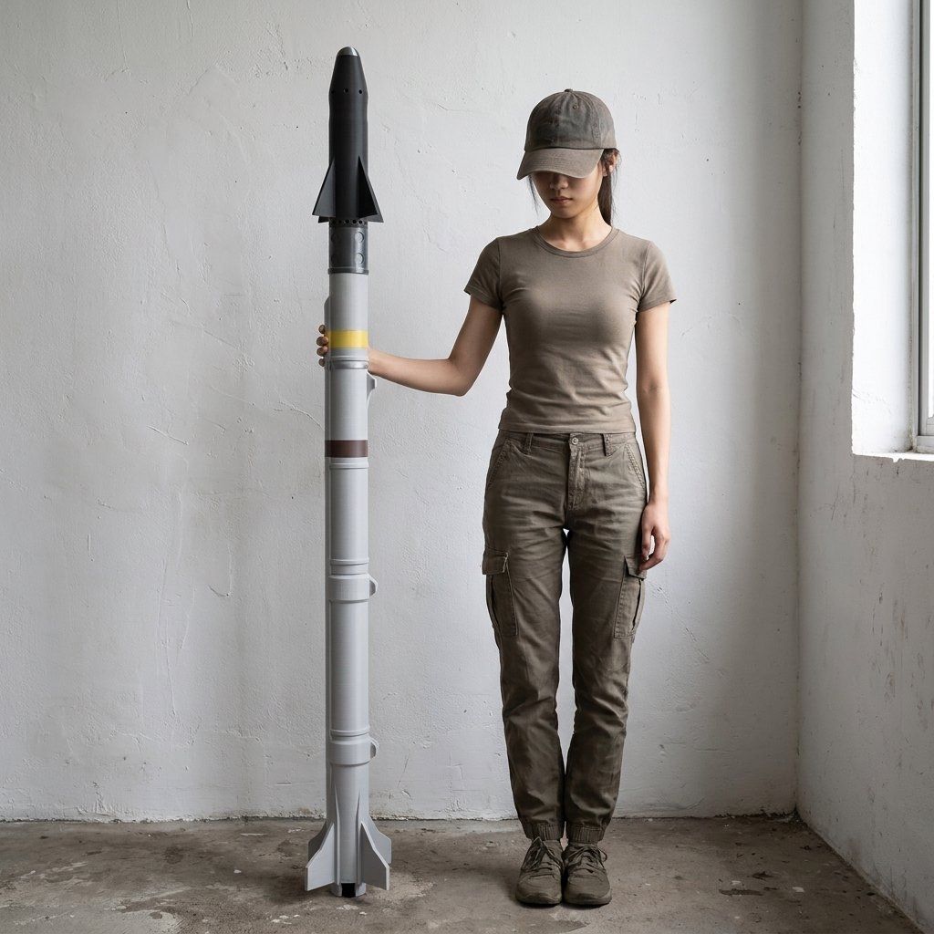 Science Exhibition Models - Modello di missile AIM-9X Sidewinder dell'USAF