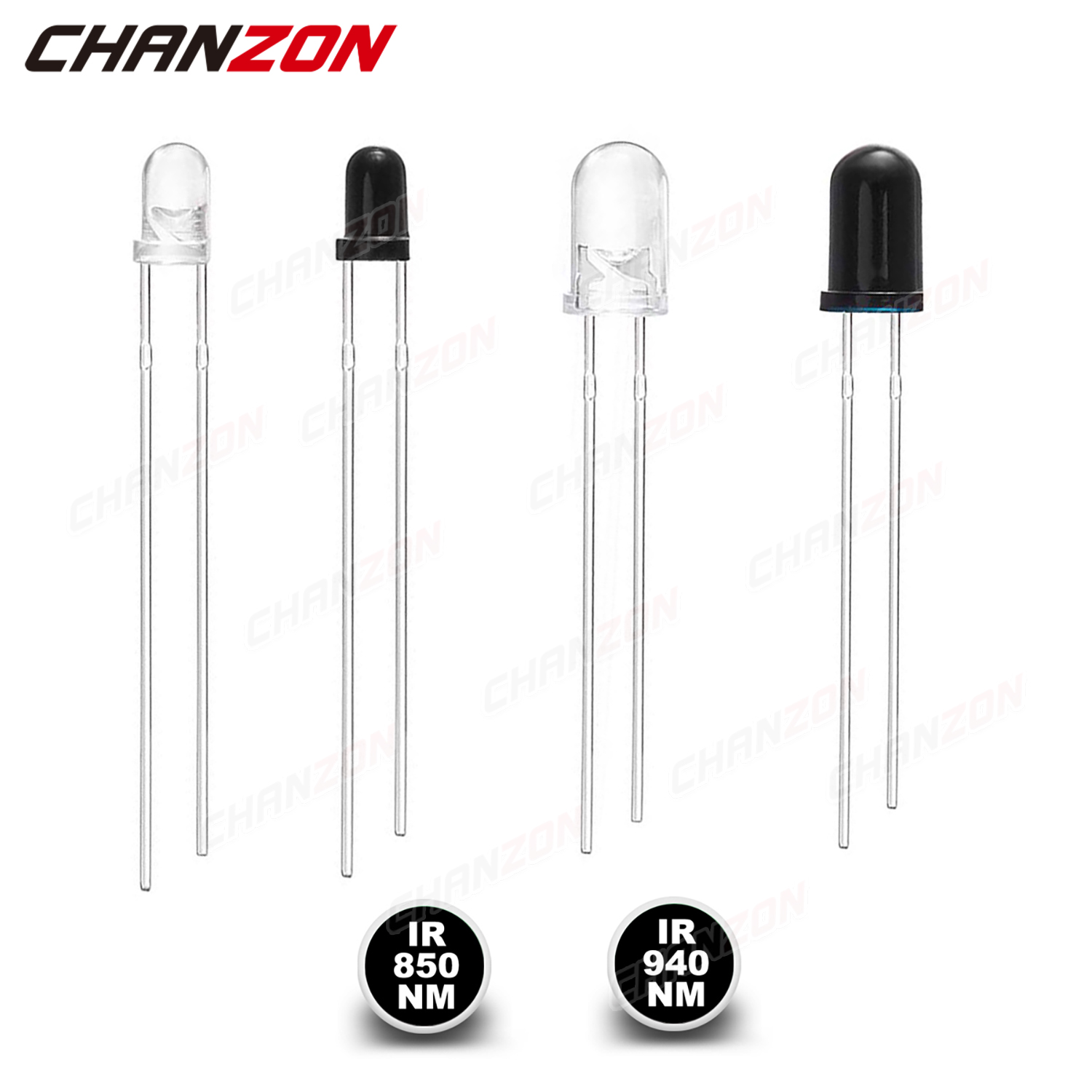 100 Pz 3mm 5mm IR LED Diodo Tr - Science And Hobby Photos recensione e prezzo